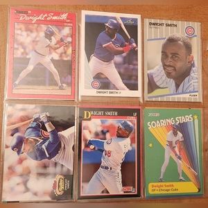 Lot of 6 Dwight Smith baseball cards